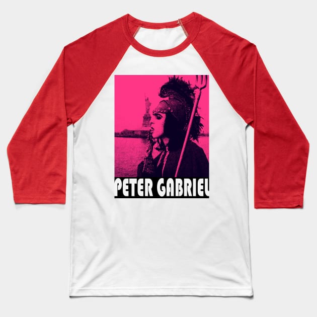 Vintage Pen Sketch-Peter Gabriel Baseball T-Shirt by Mysimplicity.art